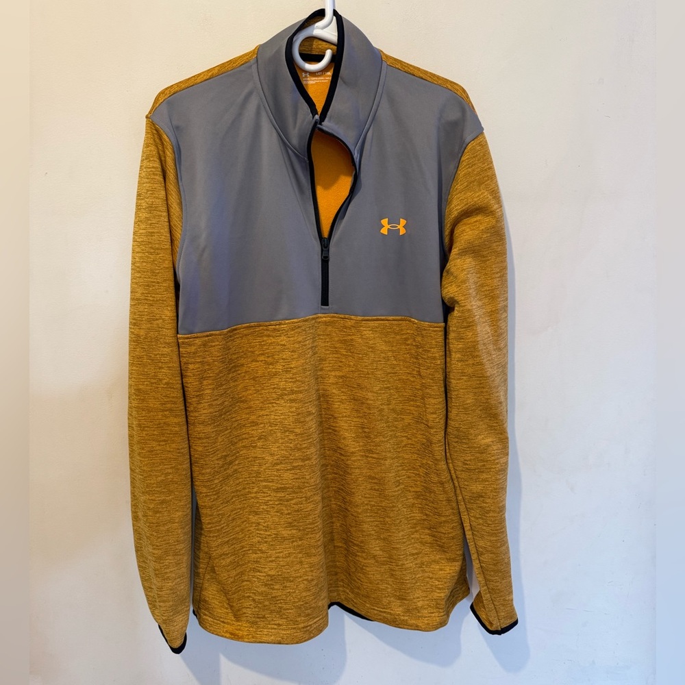 NWT Men’s Under Armour Fleece Colorblock 1/2 Zip